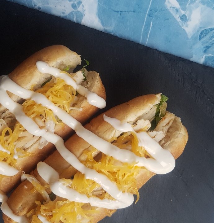 Pulled chickendogs.