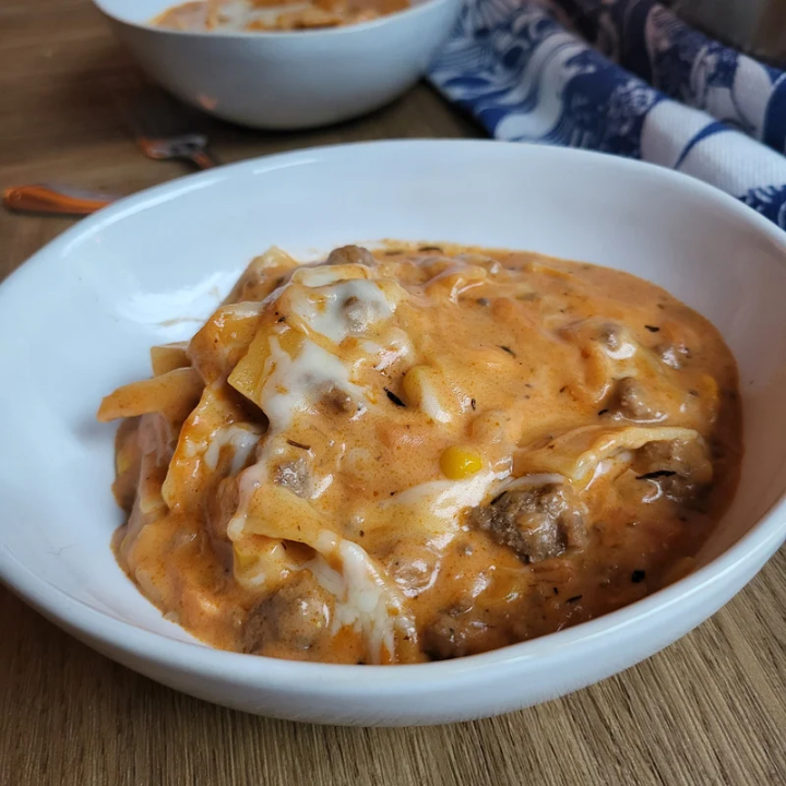 One pot lasagne med grøntsager