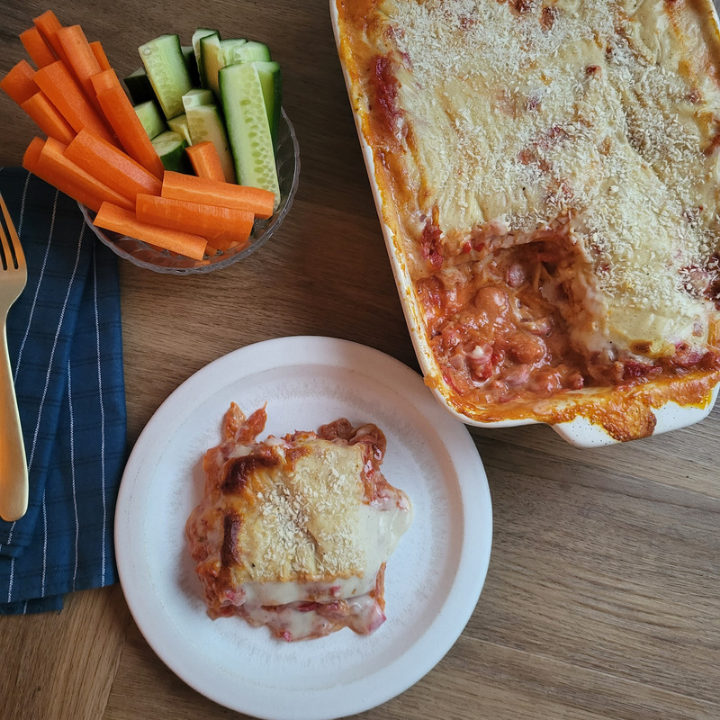 Pølse lasagne - et twist på pasta med pølser