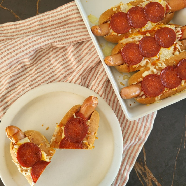 Pizzahotdogs