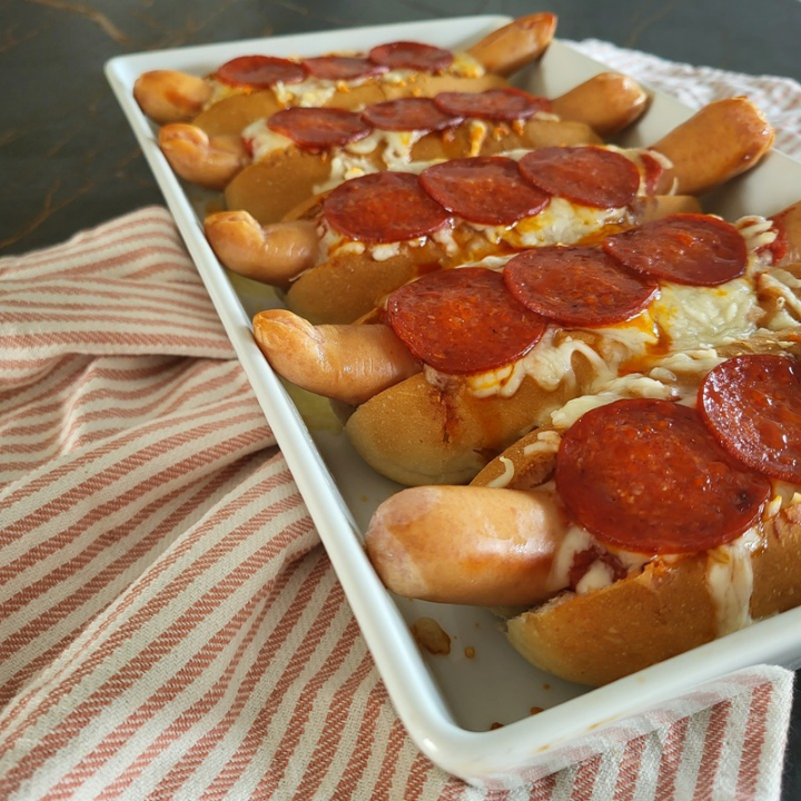 Pizzahotdogs